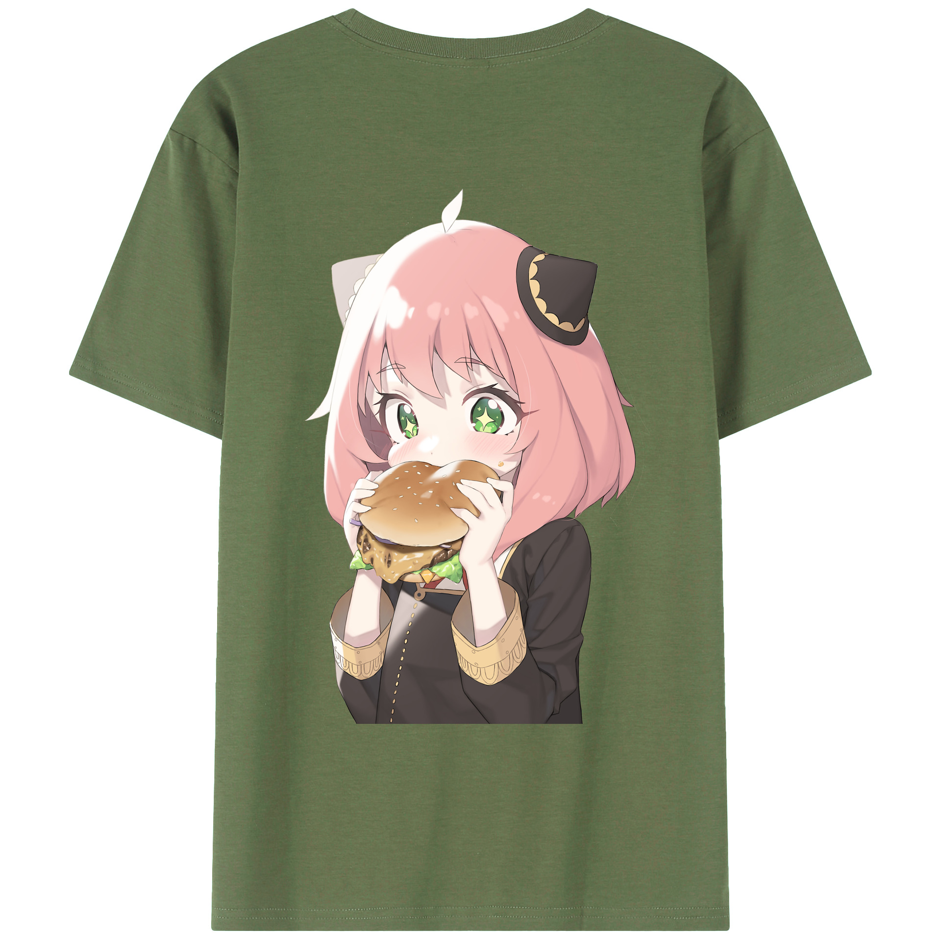 （画像用） SPY×FAMILY间谍家家酒 綿100％ メンズ半袖Tシャツ（バックプリント） 通気性